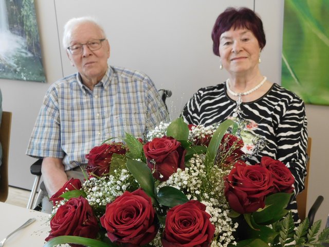 Die Eheleute feierten 60-jähriges Jubiläum. | Foto: Foto: Degenhart