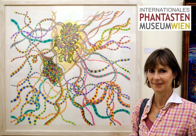 Politikerin, Malerin, Grafikerin und Fotokünstlerin Sybille Pfeiffer. | Foto: Phantasten Museum