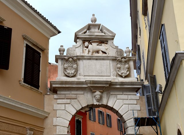  Balbi Bogen, der Löwe, Symbol der Republik Venedig