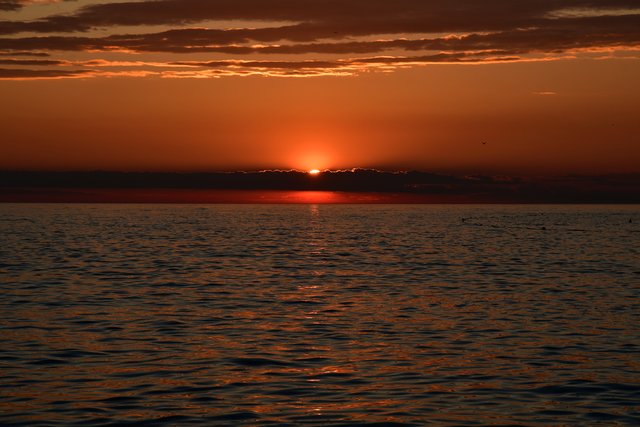 die Sonnenuntergänge sind hier immer sehr stimmungsvoll