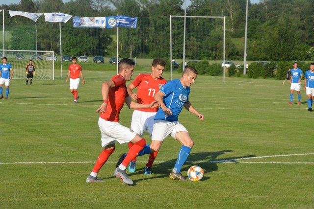 Das U21-Nationalteam bestritt in Unterschützen ein Testspiel gegen eine AVITA-Südburgenlandauswahl.