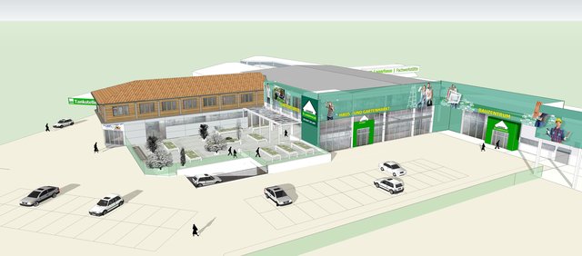 So soll die neue Lagerhaus Zentrale aussehen