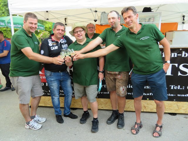 Obmann Markus Mihle, Gemeinderat Roman Satzinger, Christoph Kellner, Rudolf Loderer, Roman Kern, Roland Altermann
