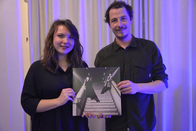 Anna Widauer und Chris Norz mit ihrem Debütalbum "Blue Silk"