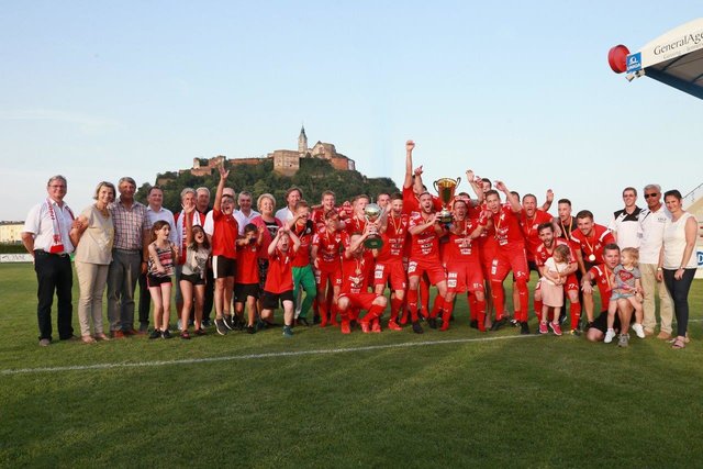 Der SC Pinkafeld durfte über den Cupsieg im Burgenland jubeln.