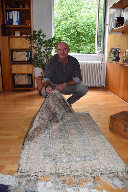 Dieser Teppich schaffte es ins Guinness Buch der Rekorde.