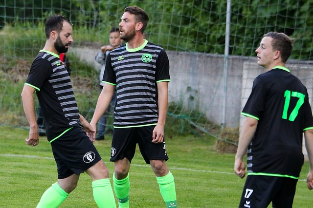 Auf die Lankowitzer Andreas Reitbauer, Daniel Oswald und Philipp Hiebler (v.l.) wartet ein heißes Spiel. | Foto: Franz Krainer