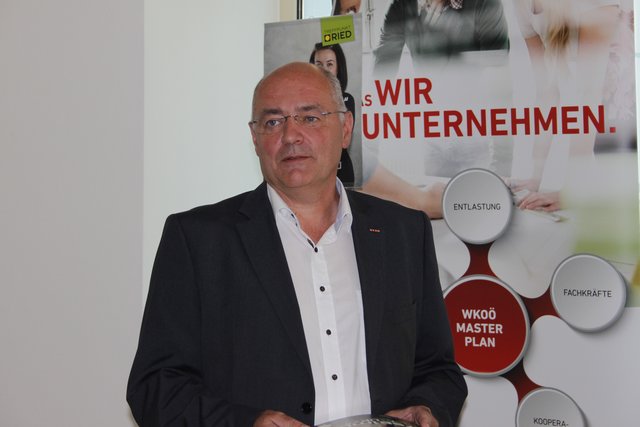 Christoph Wiesner, Leiter der Wirtschaftskammer Ried | Foto: Schiefer/BRS