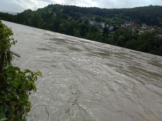 Hochwasser - Inn, Höhe Uni