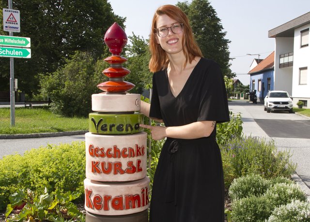 Verena Krug zeigte uns ihren Heimatort Bernstein.