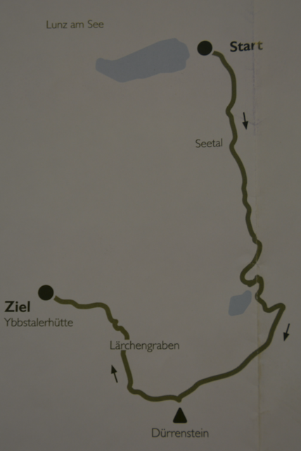 Sieben Stunden benötigt man für die Wanderung vom Lunzer See bis auf den Dürrenstein.