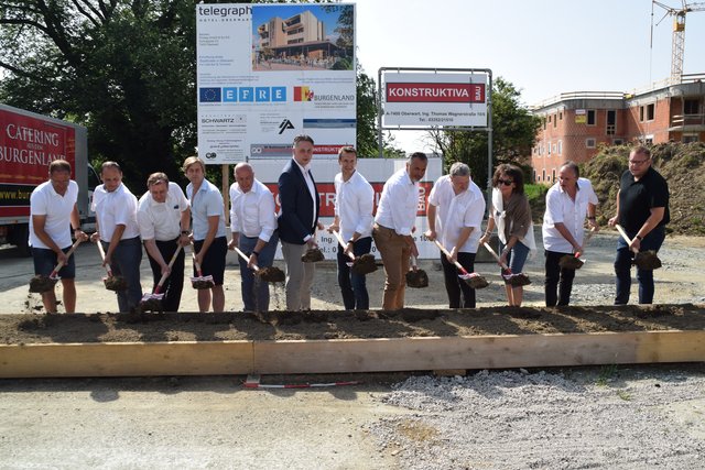 Der Spatenstich für das vielversprechende Projekt rund um das neue Stadthotel in Oberwart wurde getätigt.