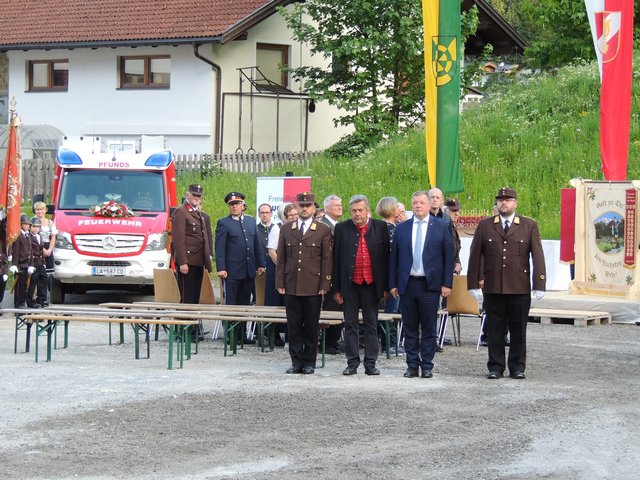 BFI Greuter Thomas, BM Schuchter Rupert, LR Univ.-Prof. DI Dr. Bernhard Tilg, ABI Nardin Rainer (v.l.).