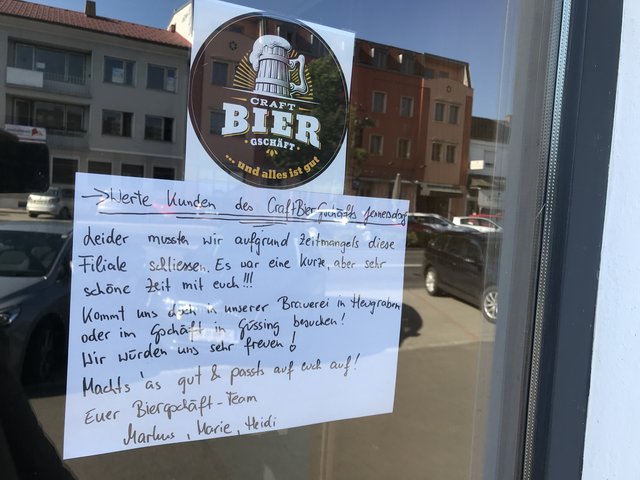 Inhaber Markus Maurer musste die Filiale schließen.