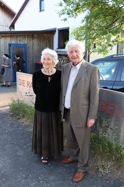 Rainbacher Evangelienspiele 2019: Roswitha und Friedrich Ch. Zauner vor der Premiere des Stücks "Das Grab ist leer". | Foto: Michelle Bichler