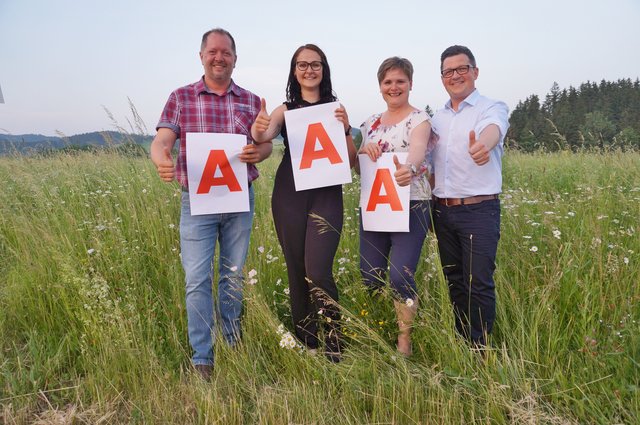 Von links: Alexander Skrzipek, Alexandra Röhrenbacher, Astrid Stitz und Michael Lindner