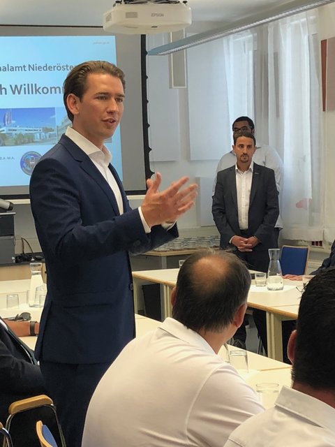 LKA NÖ: "Hier wird alles für die Sicherheit in NÖ getan", so Kurz. | Foto: Petra Weichhart