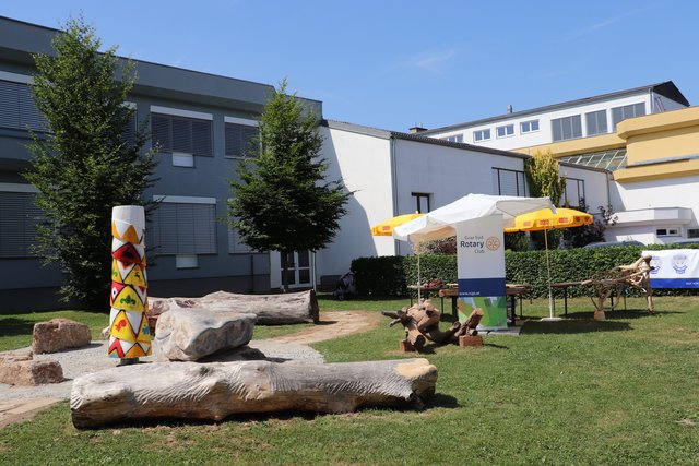 Das Kunstwerk Haptikus verbindet den Bildungscampus Hausmannstätten | Foto: Edtih Ertl