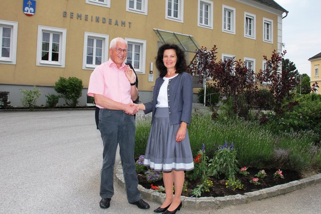 Daniela Chimani übernimmt von Herbert Plaimer die Führung von Pfarrkirchen. | Foto: SPÖ Pfarrkirchen