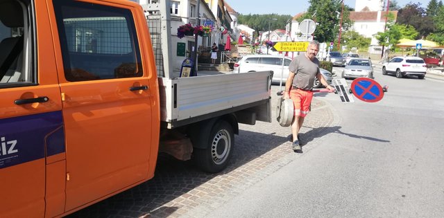 Unterstützung vom Bauhof Weiz 