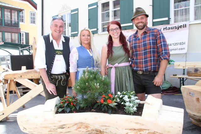 Alfred Feitzinger, Sandra, Bettina und Michael Hausjell.