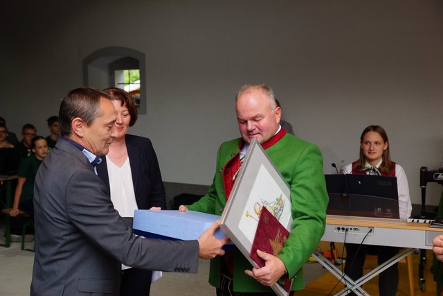 Ehrenstabführer Manfred Fuchshuber | Foto: (c) by Musikverein Kematen am Innbach