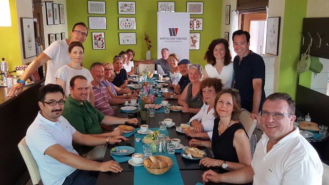 Unternehmertreff der Wirtschaftsbünde Gablitz und Purkersdorf im Gablitzer Dorfcafé