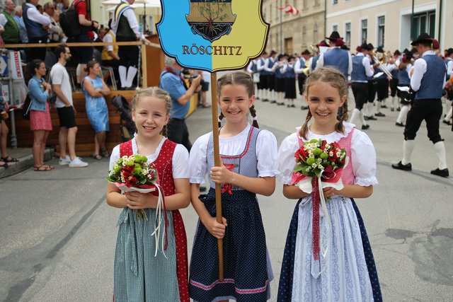 Der Musikverein Röschitz startete als Erster bei der Marschmusikbewertung