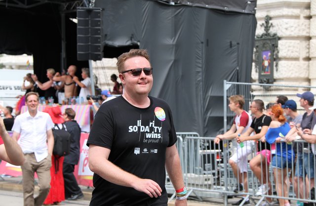 Mario Lindner, Regenbogenparade 2019