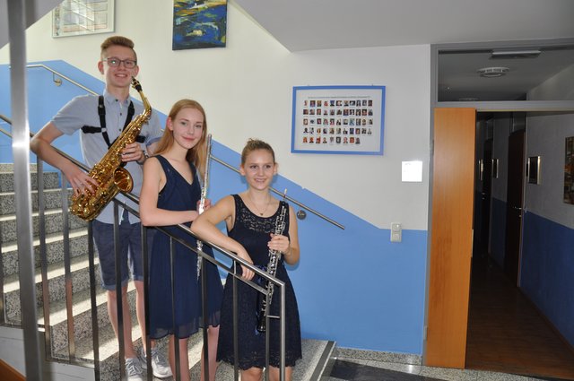 Das Trio konnte mit ihrem Talent überzeugen: Andreas Beiganz, Johanna Waselmayr und Hannah Gaubinger. | Foto: Ingeborg Bonelli