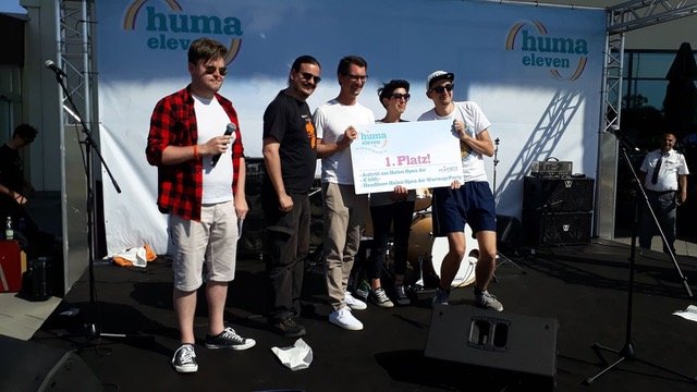 X-Eption heißt der Gewinner des Nachwuchs-Band-Contest vom Hafen Open Air.