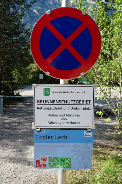 Unmissverständlich das Schild in Weißenbach.