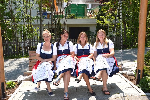 Infobüro-Team: Sandra Biem, Tanja Riegler, Daniela Pfeiler, Nicole Mair.