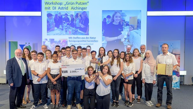 Mit ihrem Projekt gewannen die Schüler der NMS St. Martin im Innkreis einen Hauptpreis.