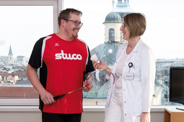 Powerduo: Mit Hilfe von Lungenhochdruckexpertin Dr. Regina Steringer-Mascherbauer wurde aus einem verzweifelten Patienten ein energiegelader WM-Athlet
