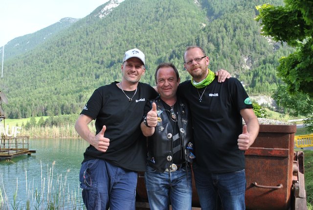 <f>Drei von Sechs:</f> Daniel Altersberger, Bernhard Urban und Wolfgang Domenig