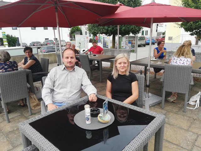 Produzenten-Sprecher Karl Mayr und Angelika Lettner.