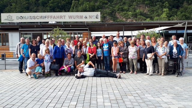Mit dem Kristallschiff ging es von von Passau bis Kasten/Obernzell und wieder retour.