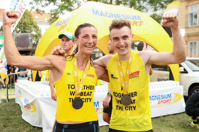 Maria Hochegger und Markus Bretterklieber holten beide Siege beim Grazathlon nach Lannach.