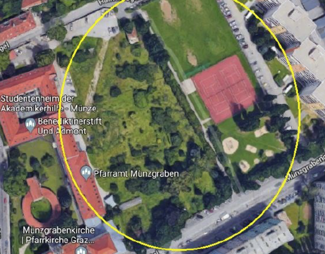 Auf diesem Areal entstehen Park und Sportplatz. | Foto: KK
