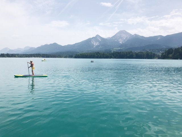 Stand Up Padelling am Faaker See wurde heuer teurer