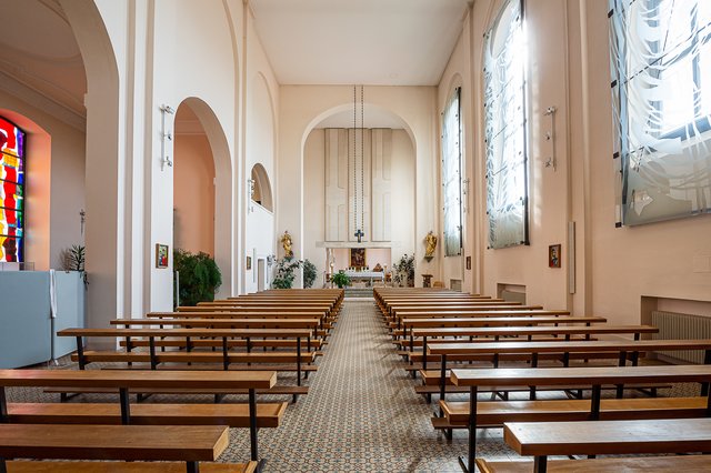 Gottesdienst: Die Kirche wird von Konvent und Schülern genutzt. | Foto: Foto Jörgler