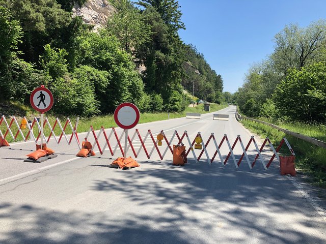 &lt;f&gt;Totalsperre &lt;/f&gt;der B171 zwischen Zirl und Kranebitten.
