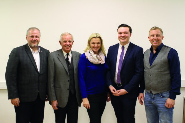 Der ATV-Vorstand: Martin Aksentowicz, Obmann Peter Mattausch, Lidwina Unger, Kim Thomann und Horst Karas (v.l.). | Foto: ATV