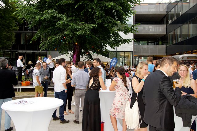 "Home Coming" 2019: Ehemalige Studierende der FH Kufstein kehren an ihre Hochschule zurück.