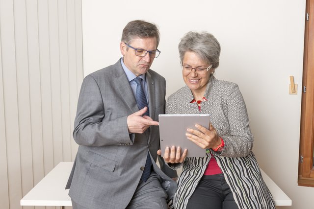 Dynamisches Duo: Franz Rennhofer, Petra Bohuslav. | Foto: ÖVP NÖ