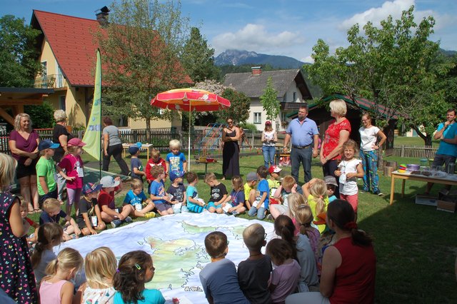 Ziel ist es, Kinder für den Klimawandel zu sensibilisieren.