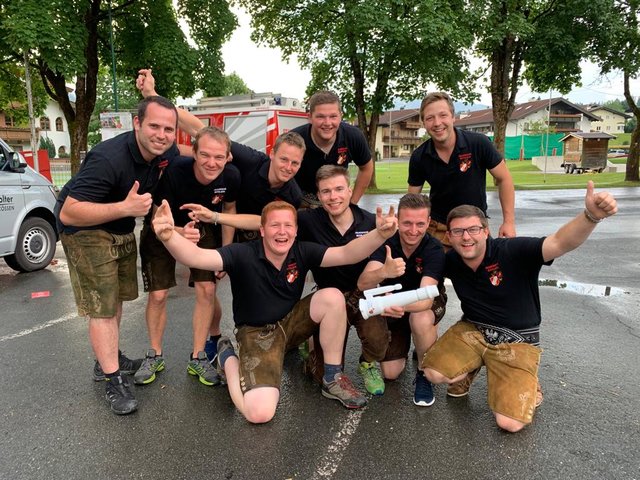 Bezirkssieg für die Feuerwehr Bichlach aus der Gemeinde Kössen.