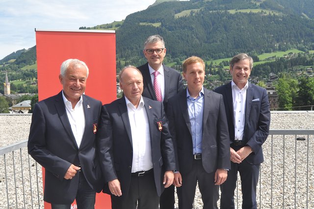 Josef Burger, Walter Astl, Klaus Winkler, Peter Schörghofer und Anton Bodner. | Foto: Kogler