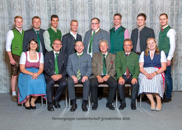 Meisterkursgruppe Landwirtschaft Grieskirchen 2019
